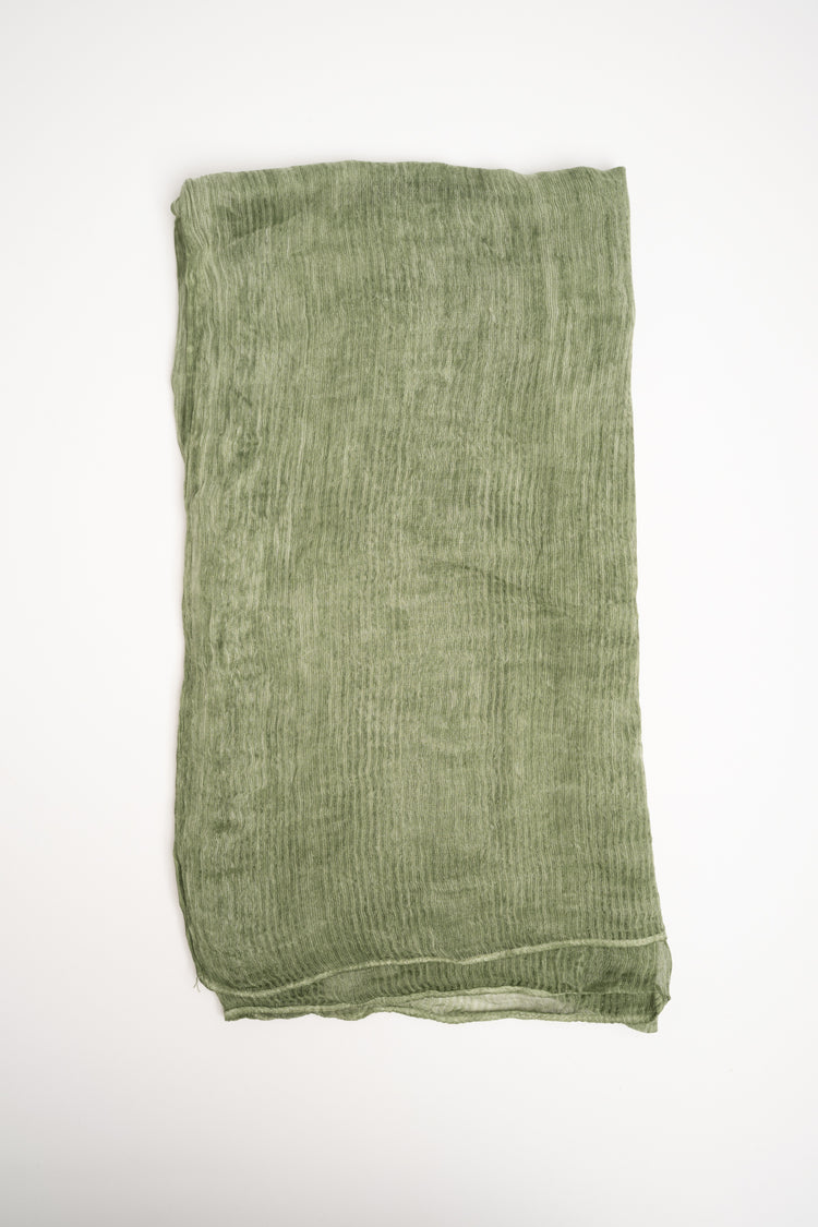 Green basic scarf