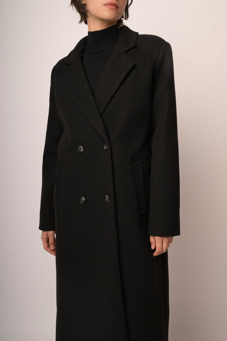 Cappotto lungo doppiopetto