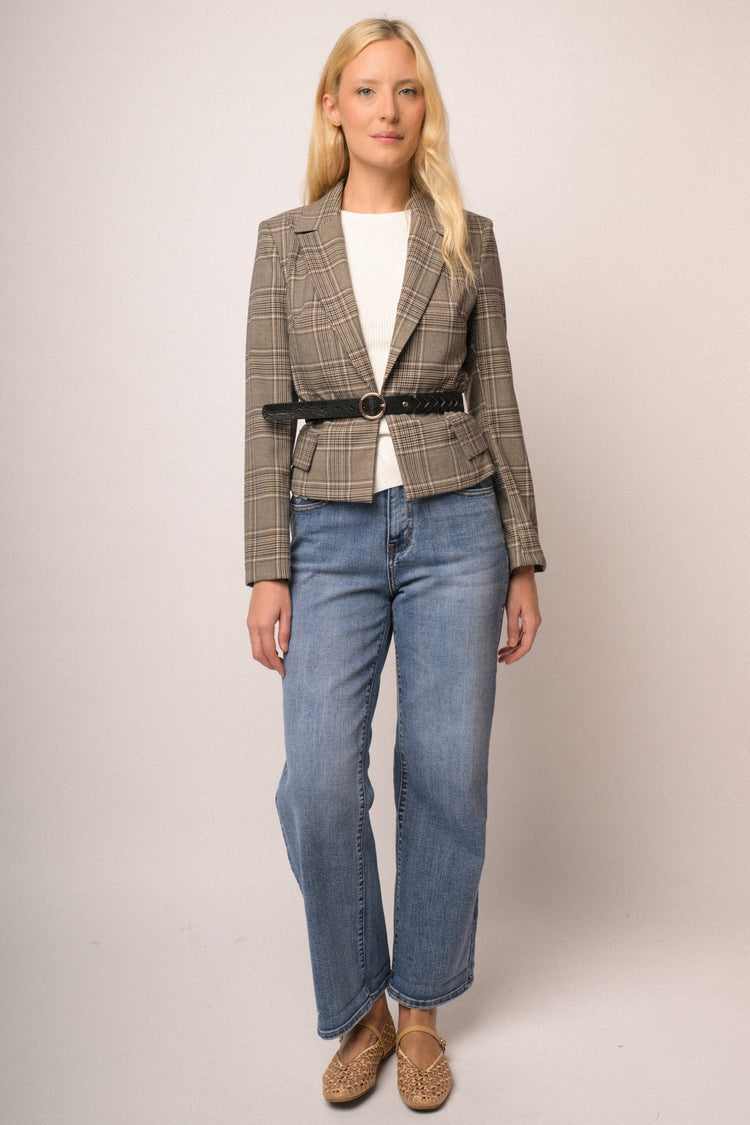 Jeans palazzo chiaro
