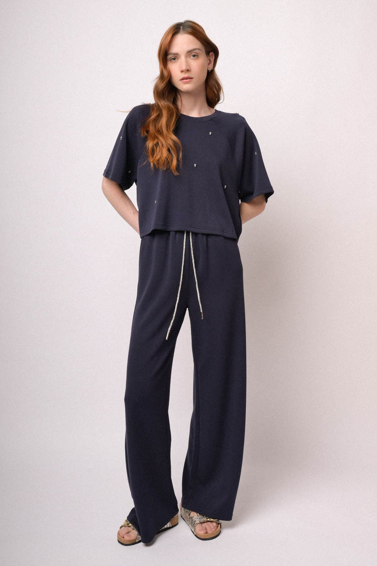 Pantaloni palazzo coulisse