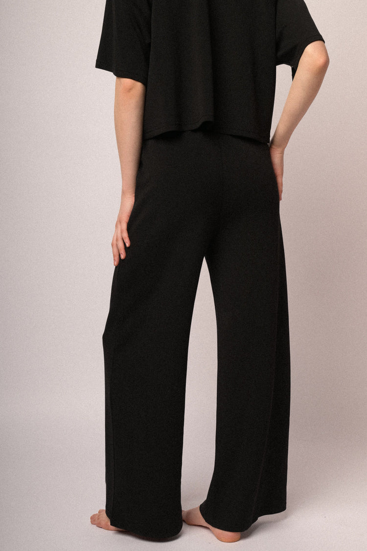 Rhinestone-drawstring jogger pants