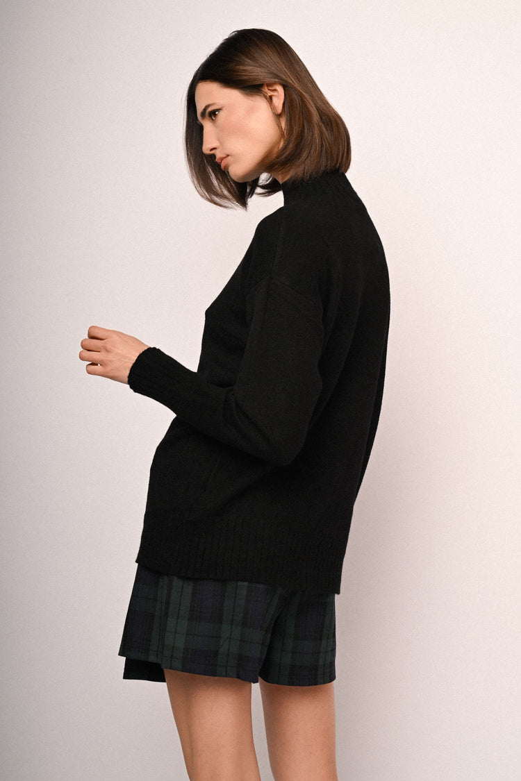 Oversized mock sweater