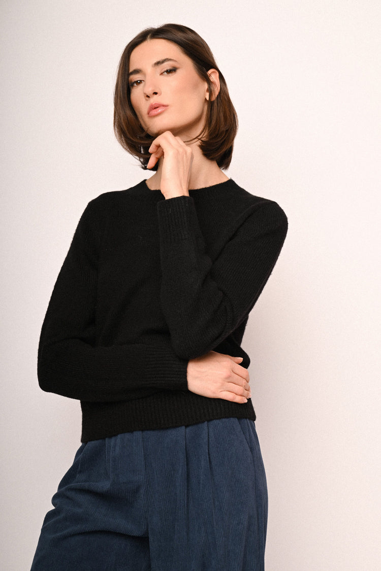 Maglia girocollo basic