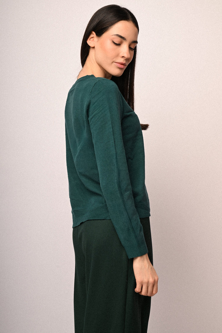 Crew neck basic sweater