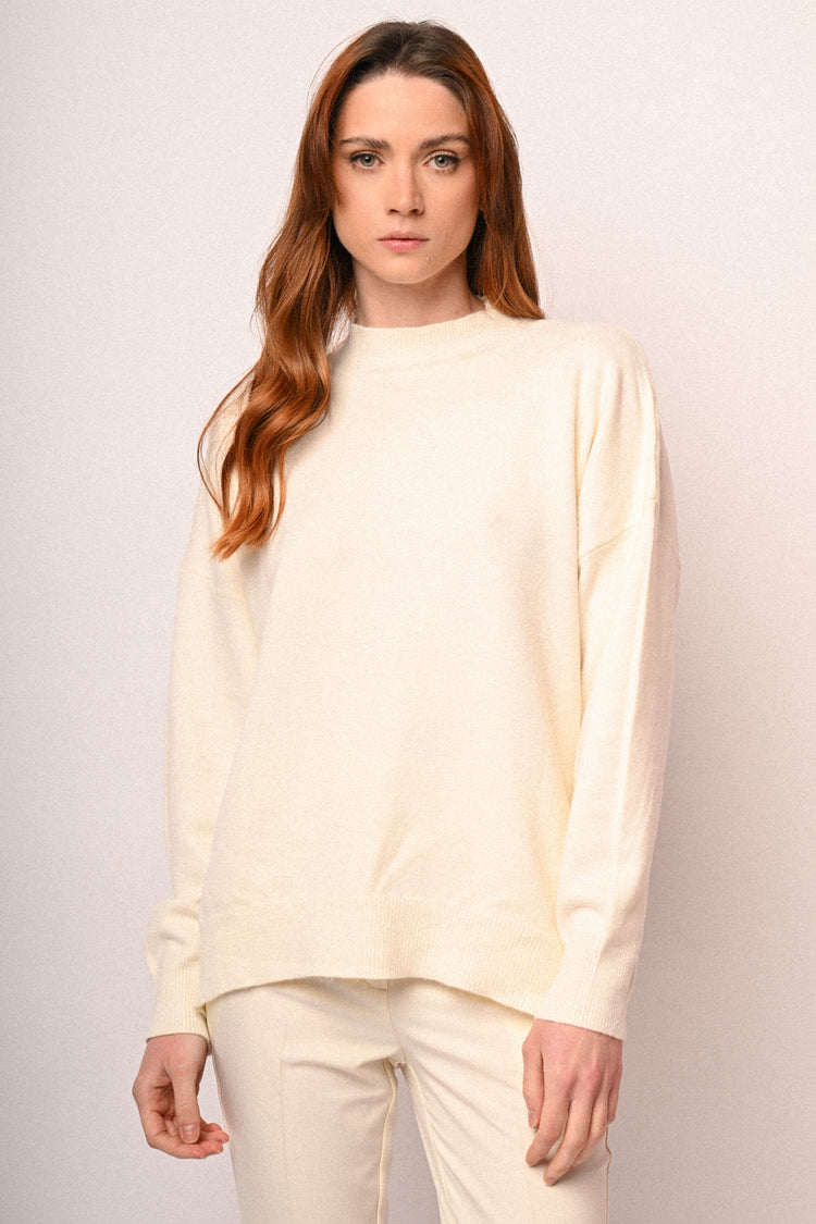 Oversized mock sweater