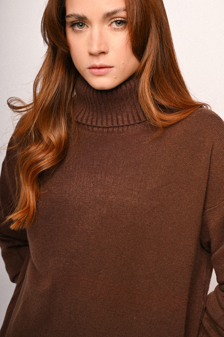 Oversized turtleneck
