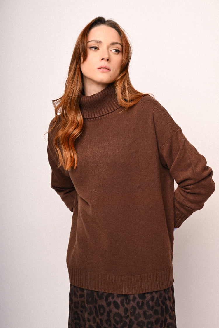 Oversized turtleneck