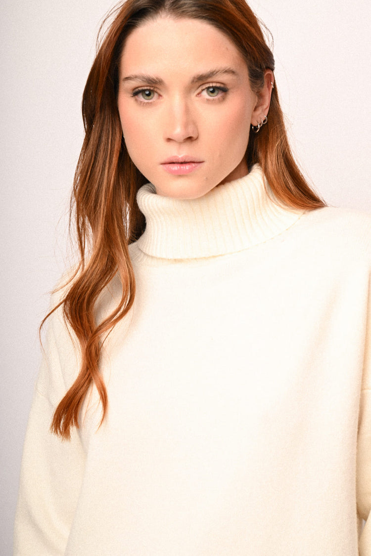 Oversized turtleneck