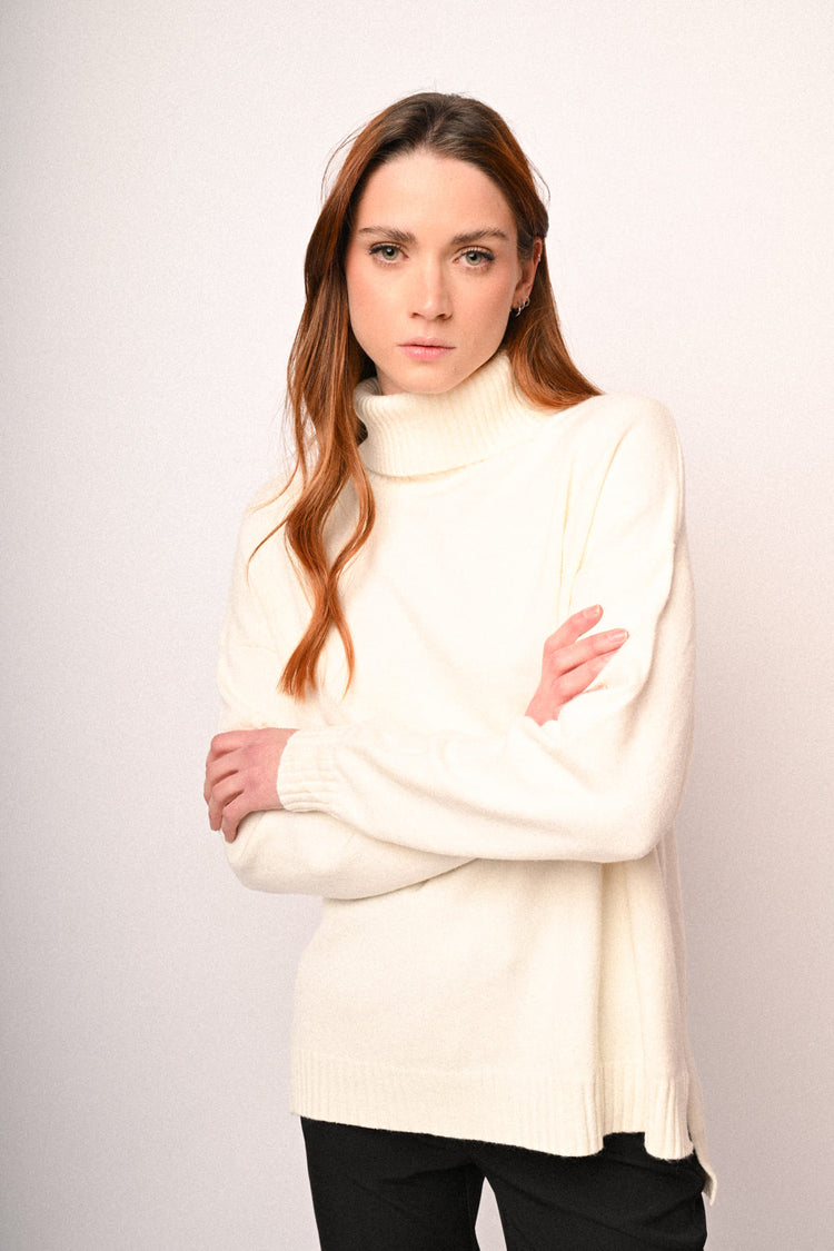 Oversized turtleneck