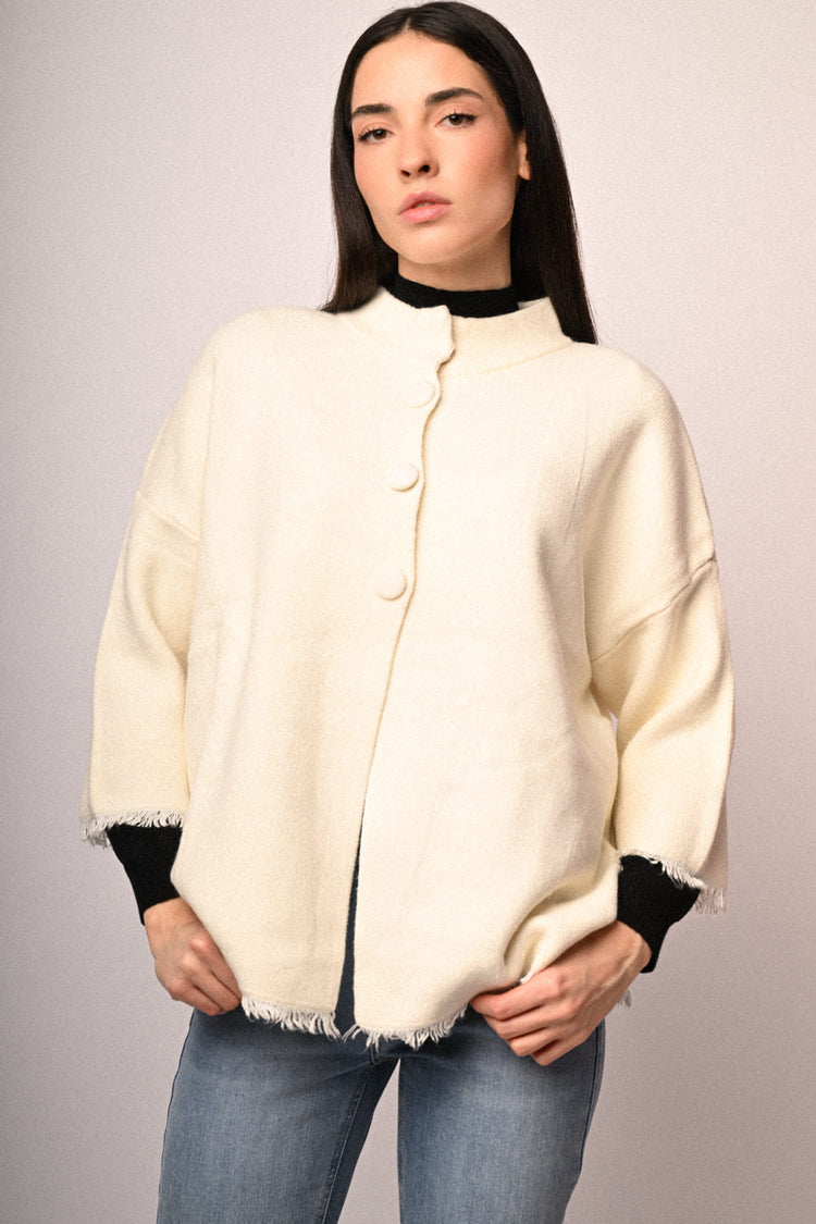 Mandari collar cardigan