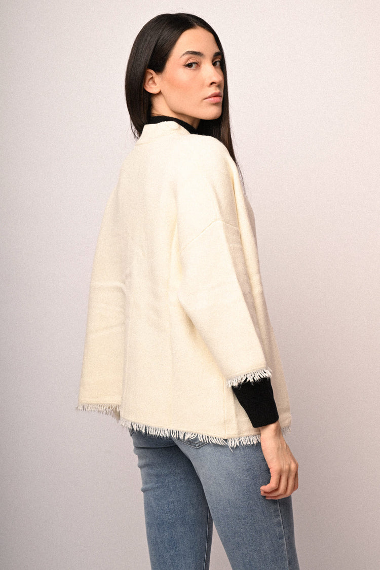 Mandari collar cardigan