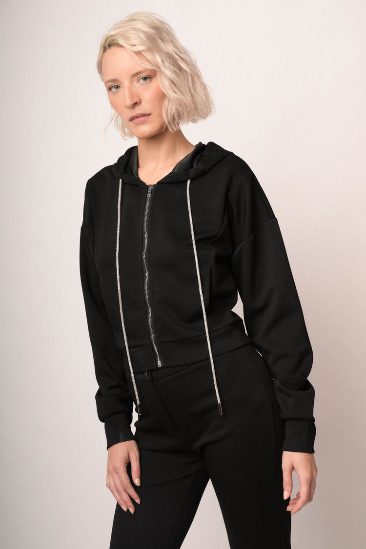 Maglia felpa con zip