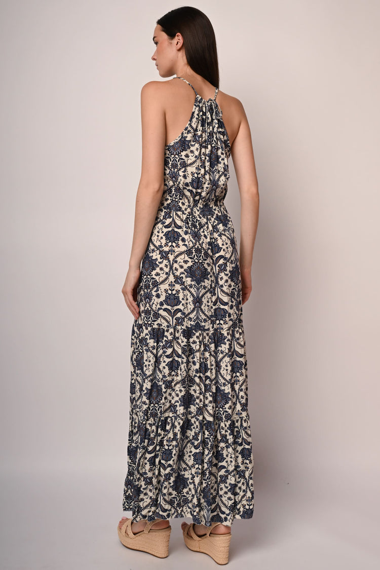Ethnic print maxi dress