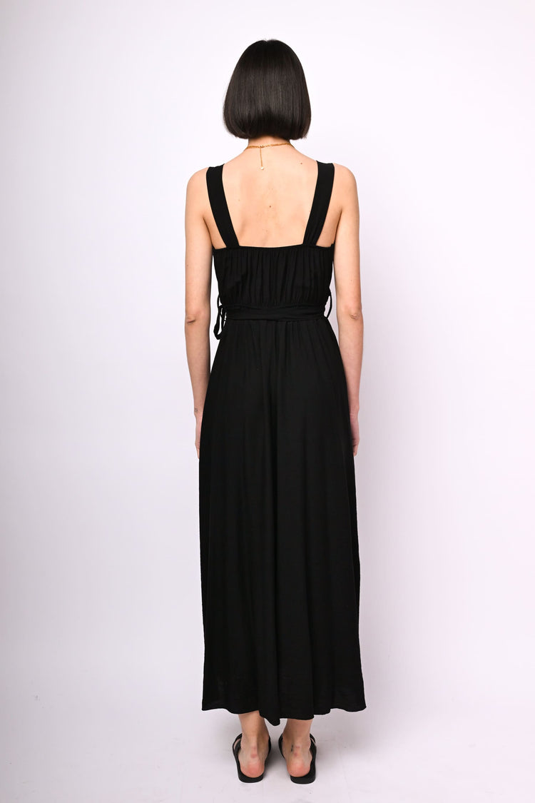 Viscose-bend long dress