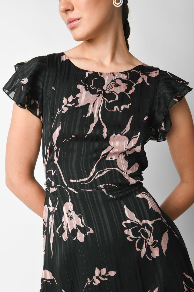 Floral print mini dress