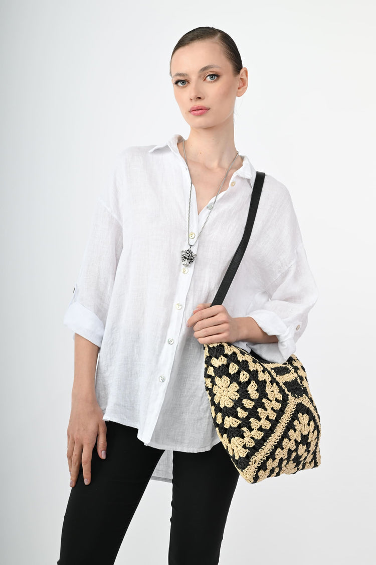 Linen oversized shirt