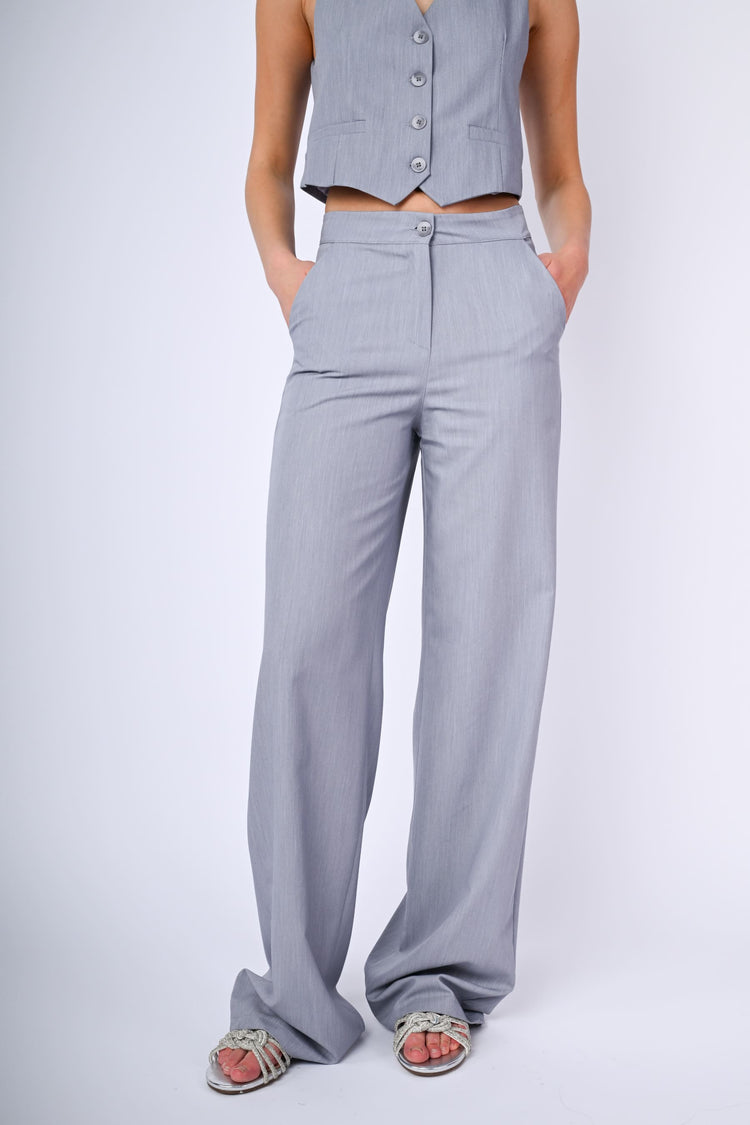 Viscose-blend palazzo trousers