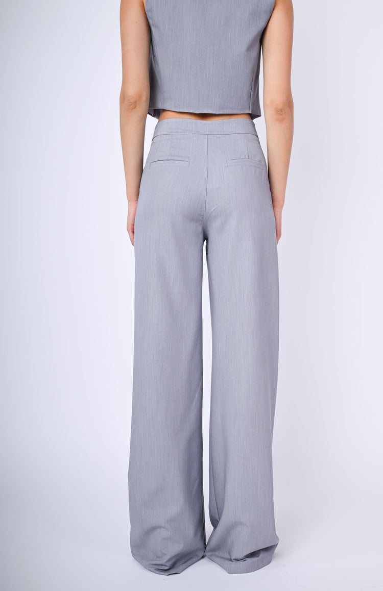 Viscose-blend palazzo trousers