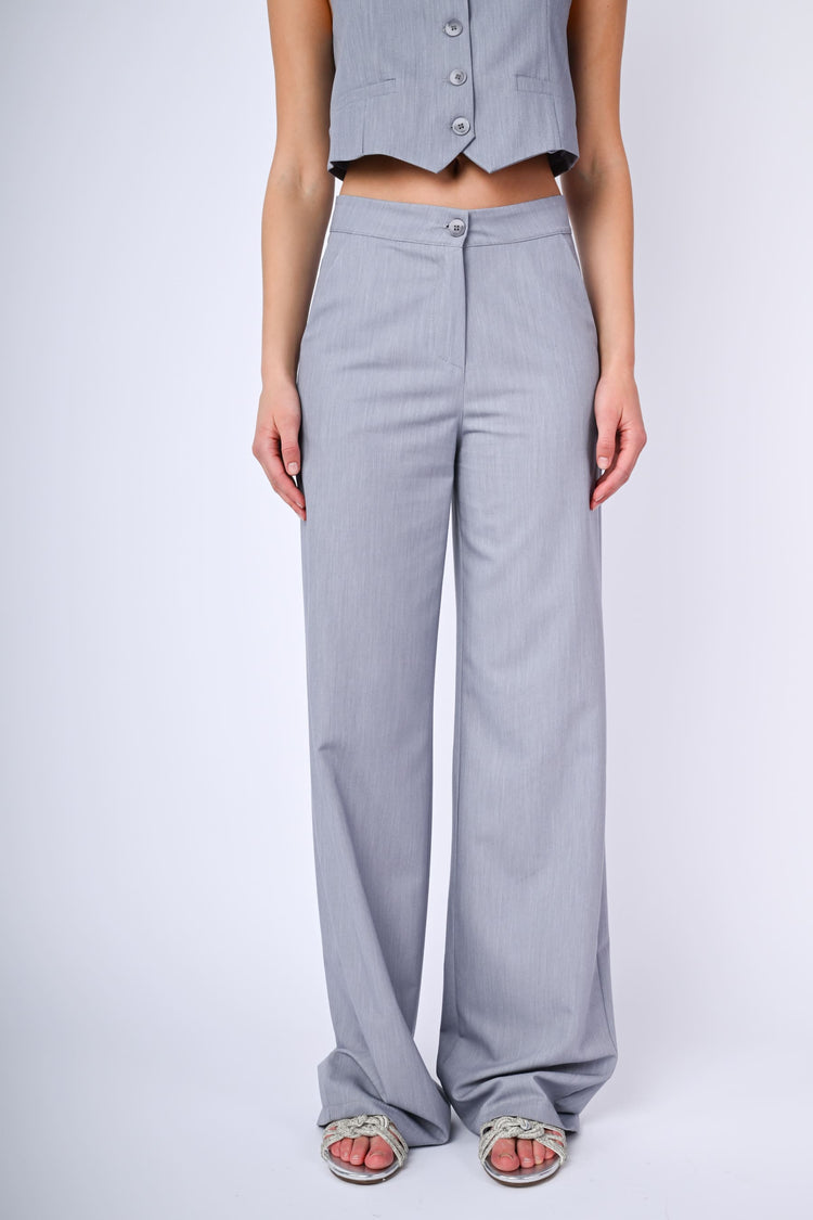 Viscose-blend palazzo trousers