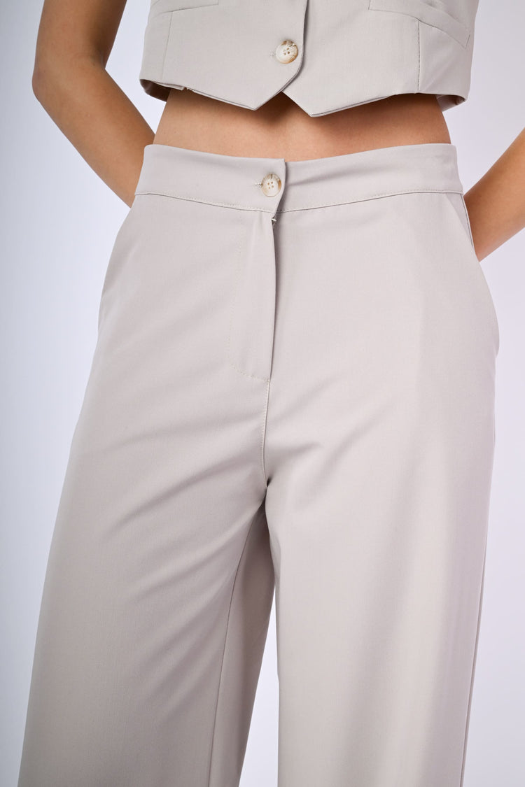 Viscose-blend palazzo trousers
