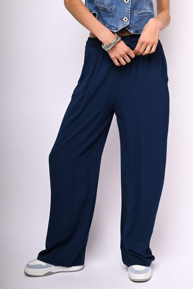 Viscose palazzo trousers