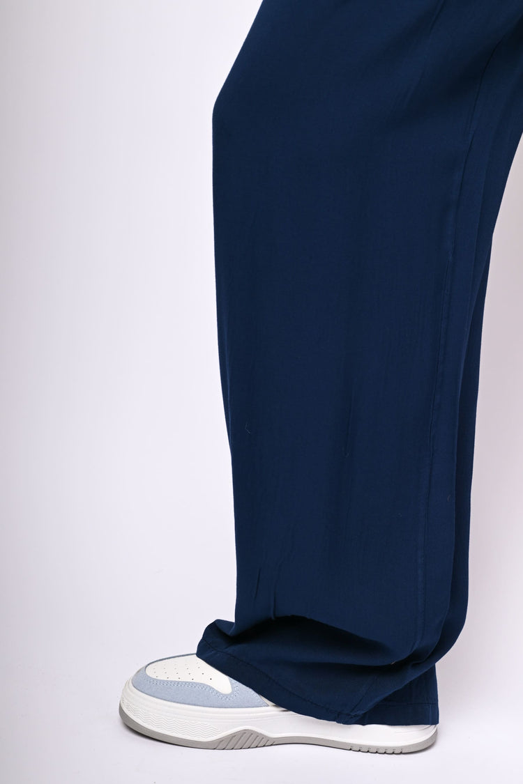 Viscose palazzo trousers