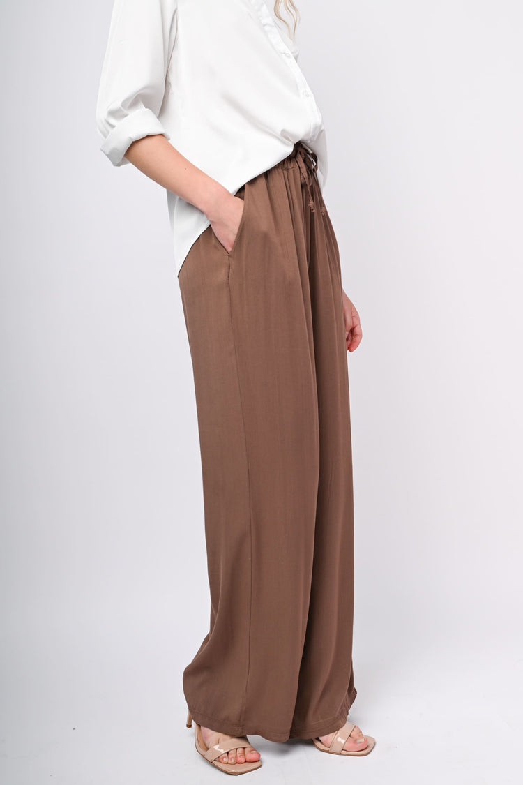 Viscose palazzo trousers