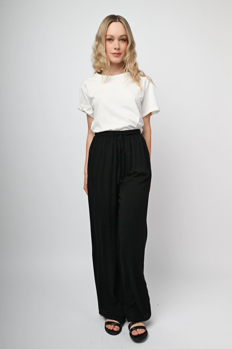 Viscose palazzo trousers