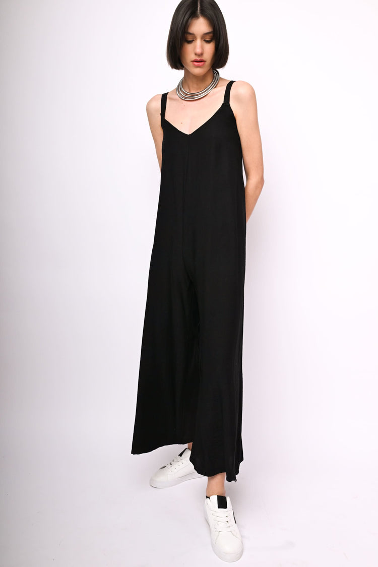 Viscose-blend jumpsuit