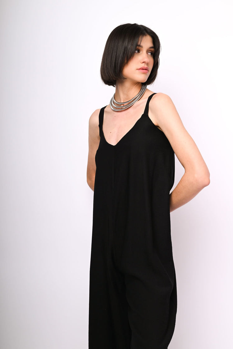 Viscose-blend jumpsuit