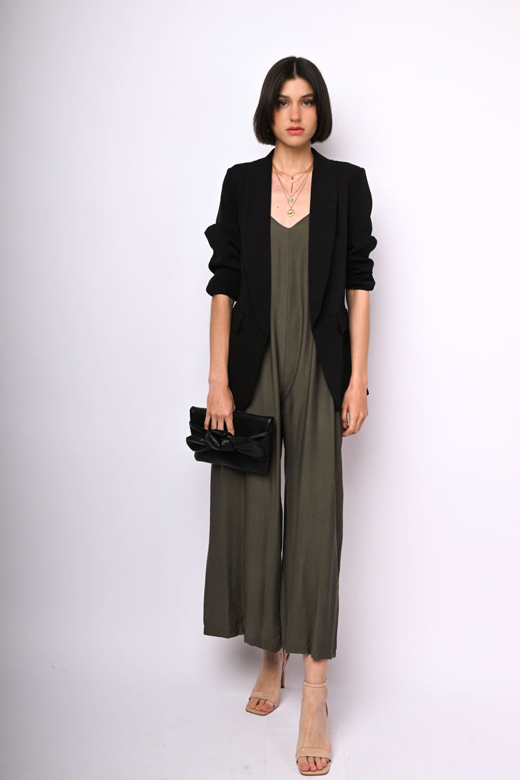 Viscose-blend jumpsuit