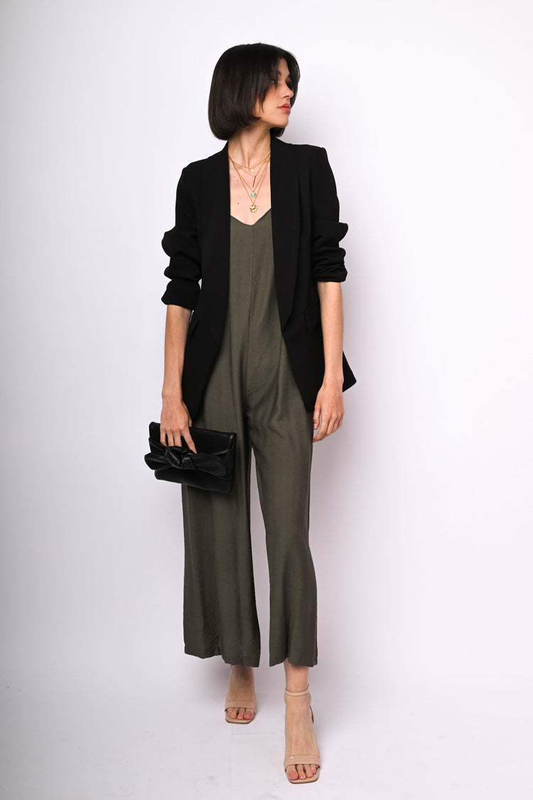 Viscose-blend jumpsuit