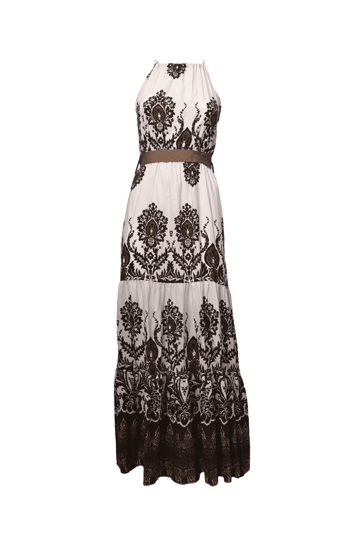 Ethnic print maxi dress