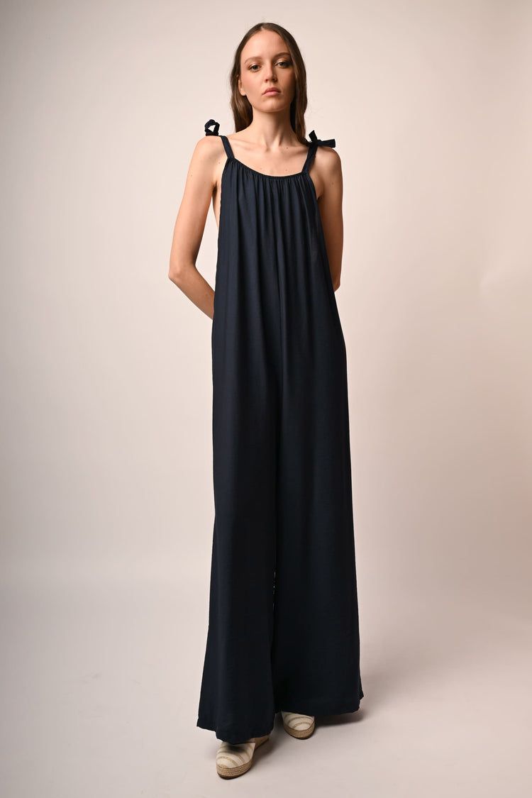 Viscose-blend jumpsuit
