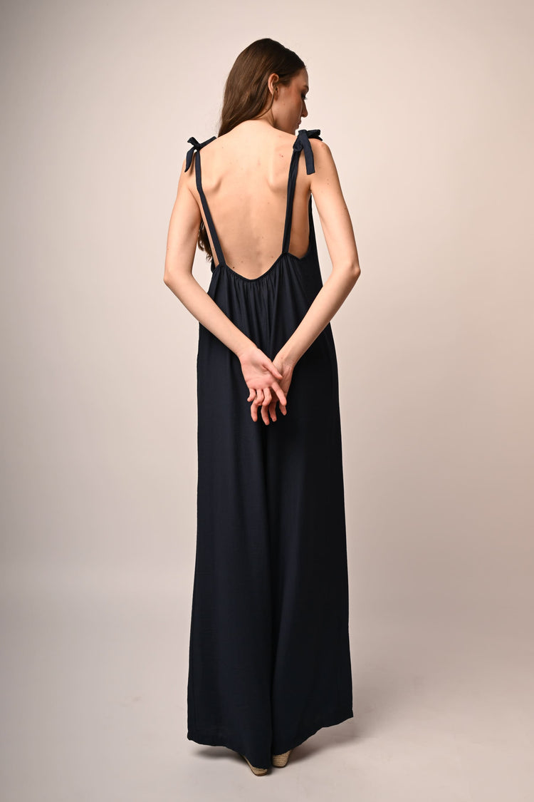 Viscose-blend jumpsuit