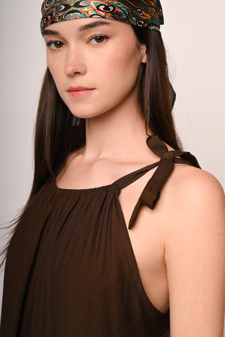 Viscose-blend jumpsuit