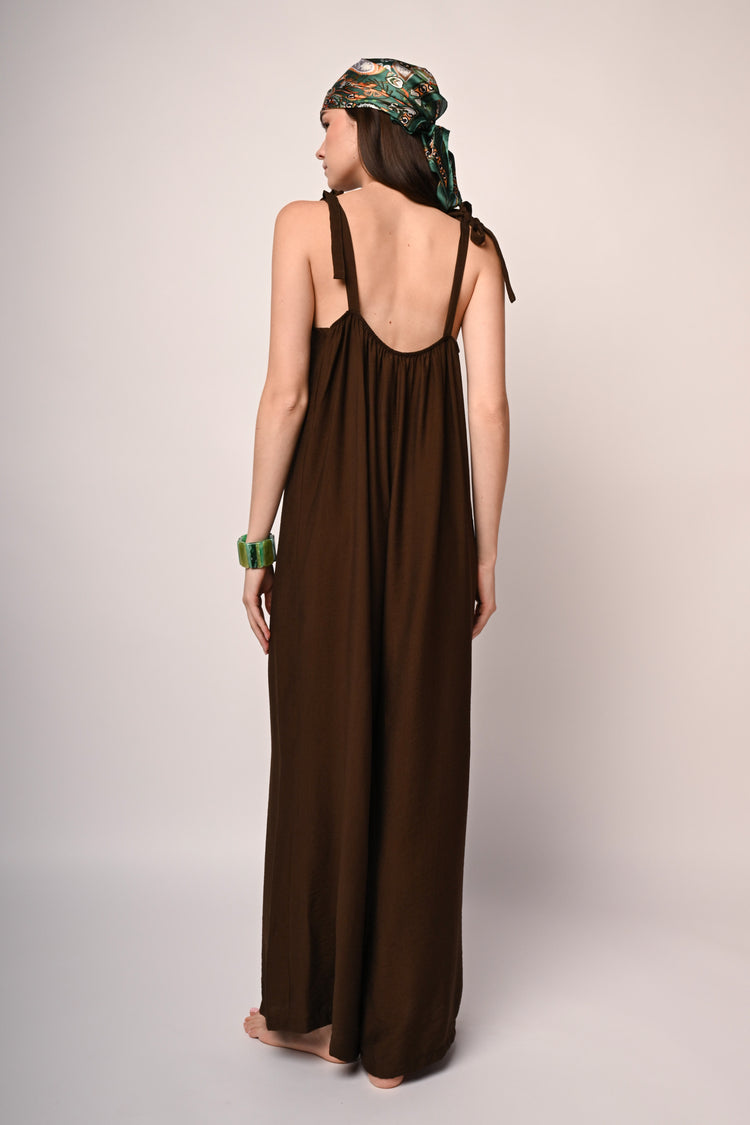 Viscose-blend jumpsuit