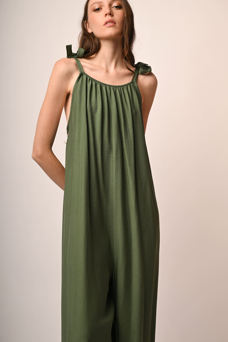 Viscose-blend jumpsuit