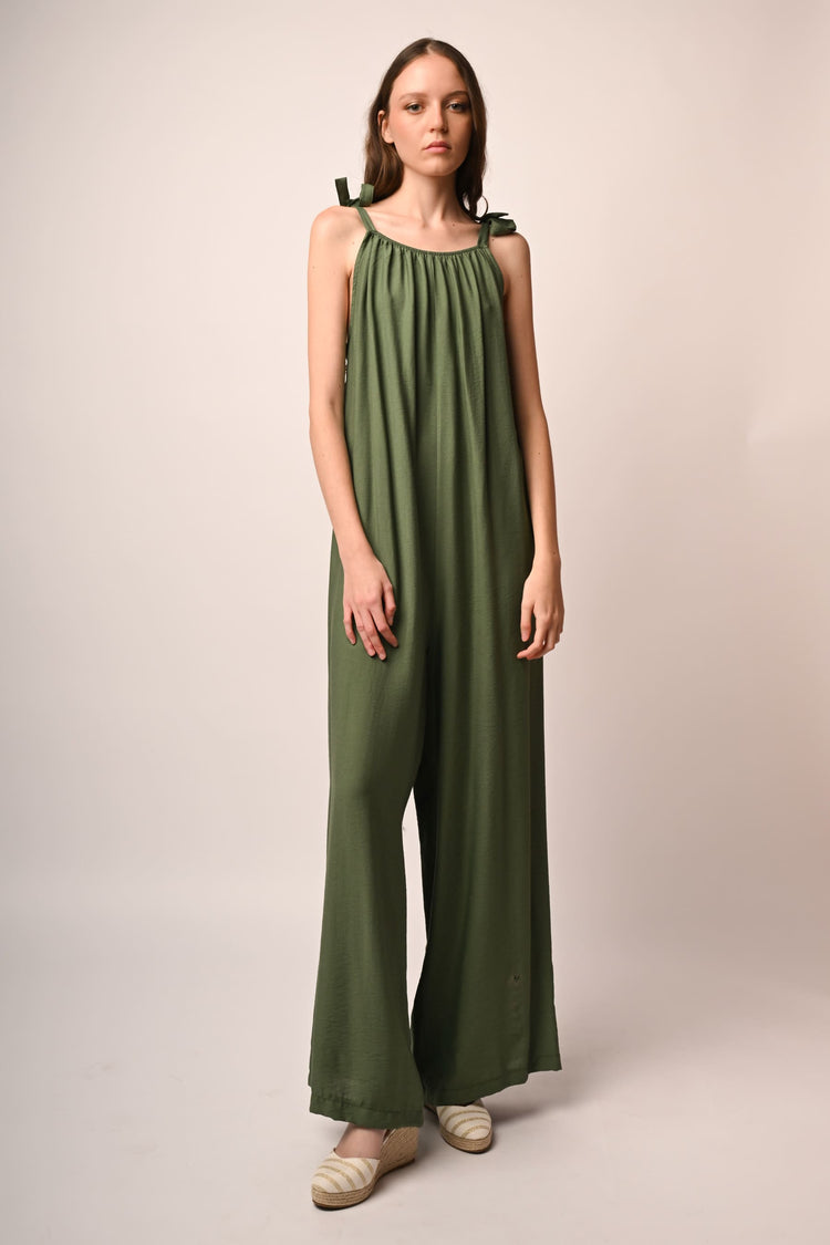 Viscose-blend jumpsuit