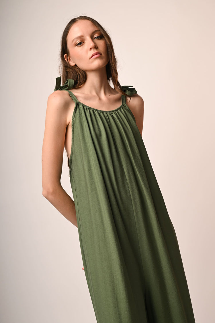 Viscose-blend jumpsuit