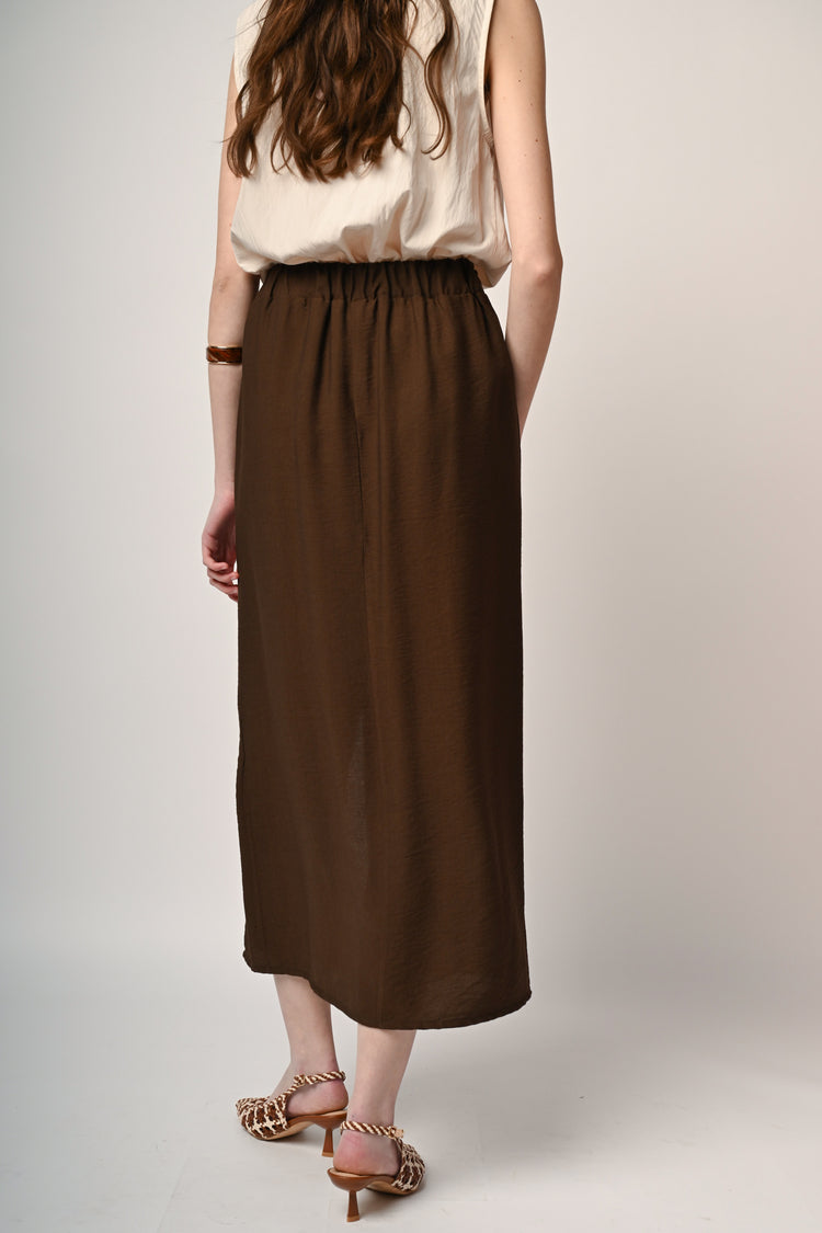 Long placket skirt