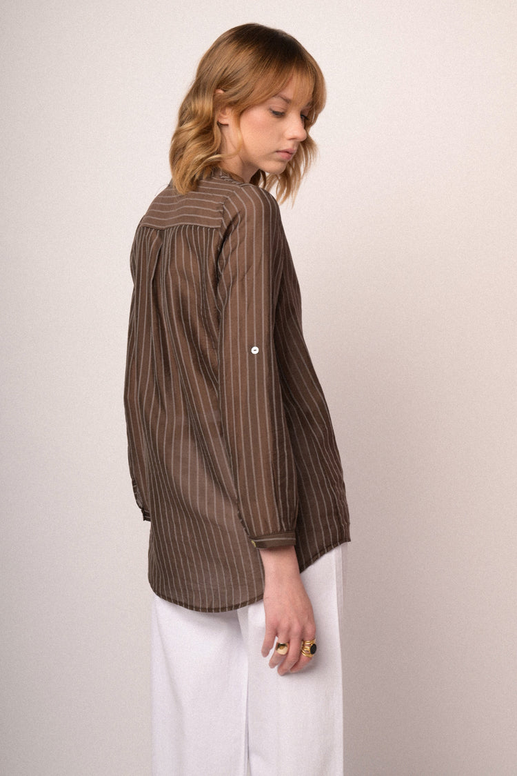 Casacca con bottoni riga