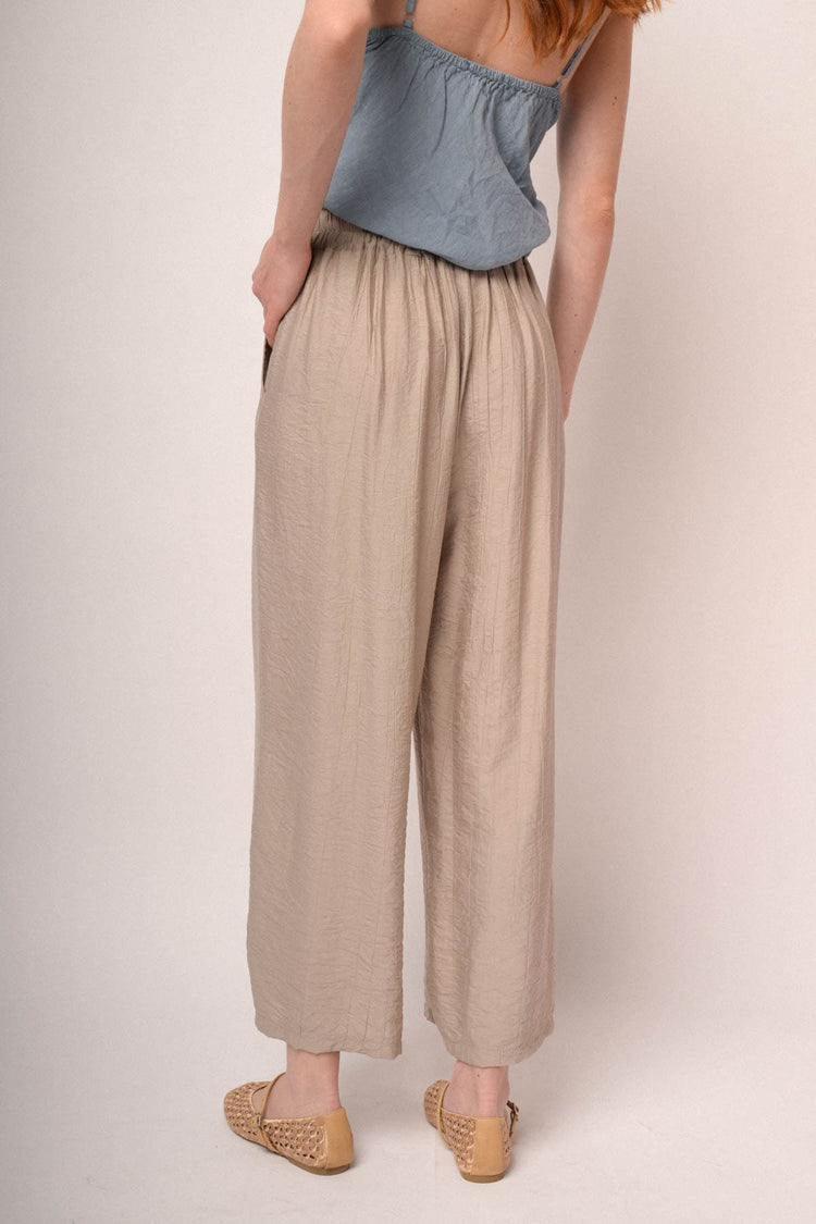 Pantaloni gaucho stropicciati