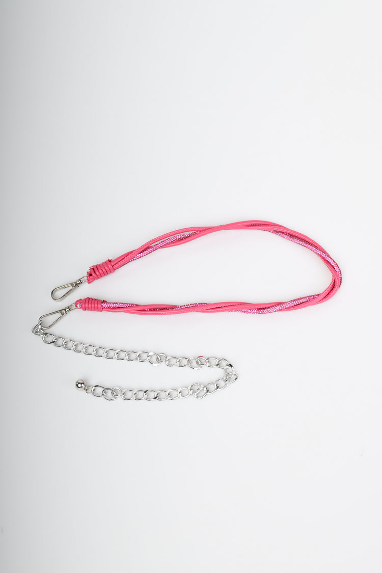 Woven jewel belt