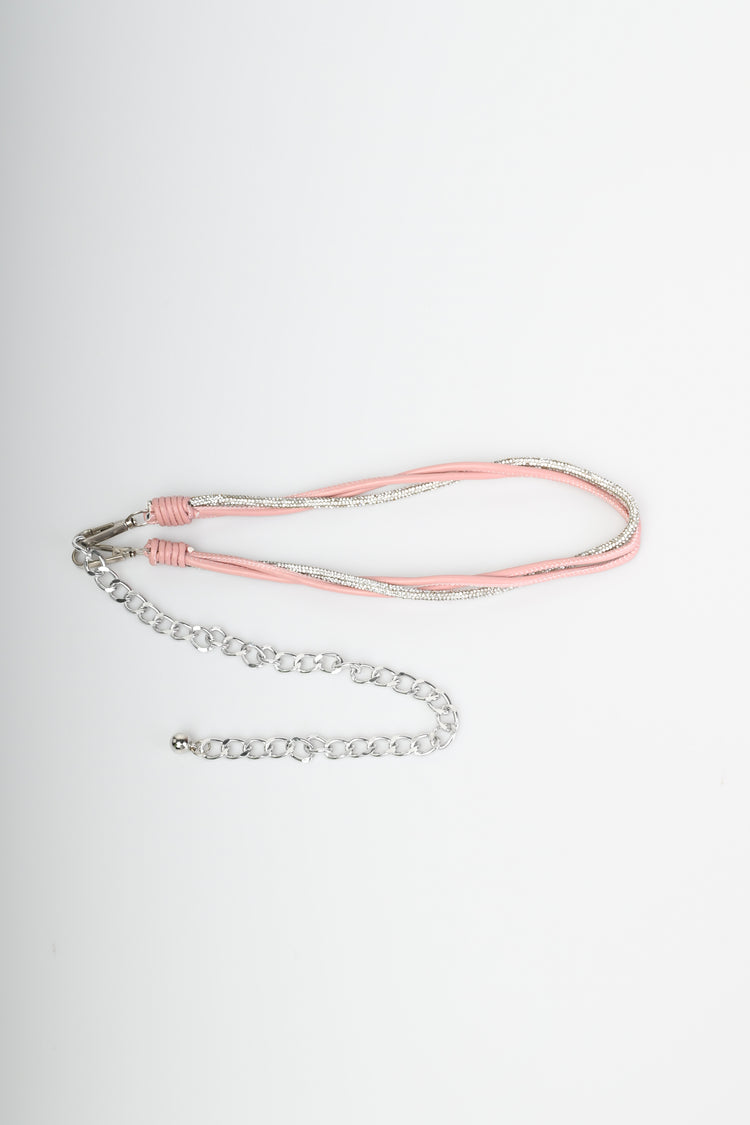 Woven jewel belt