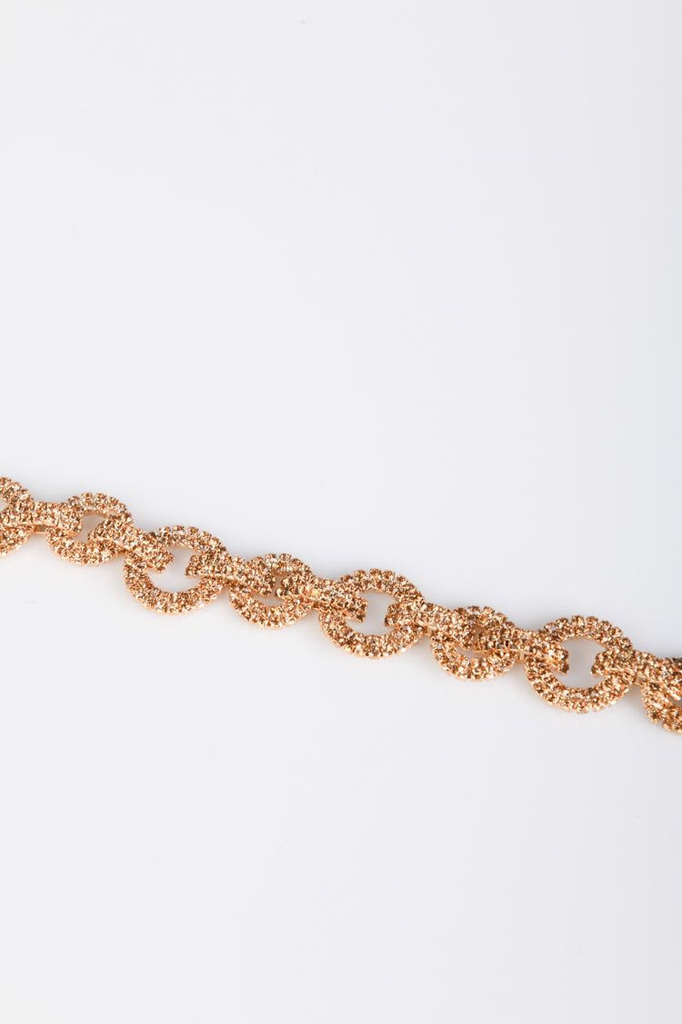 Chain-detail thin belt