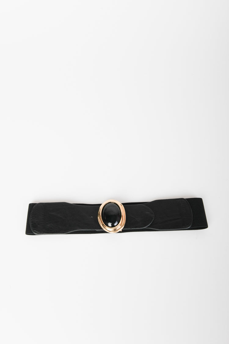 Oval buckle belt