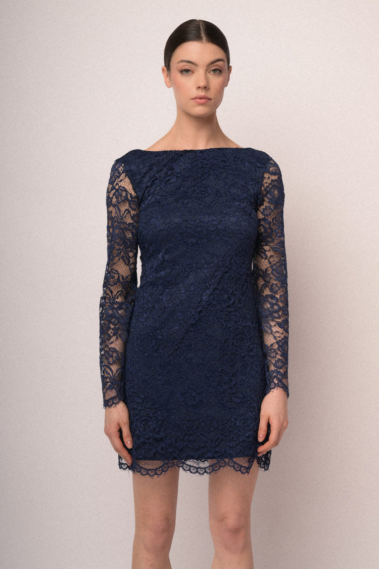Lace mini dress