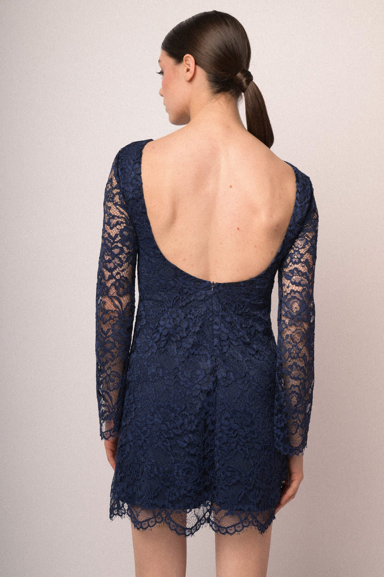 Lace mini dress