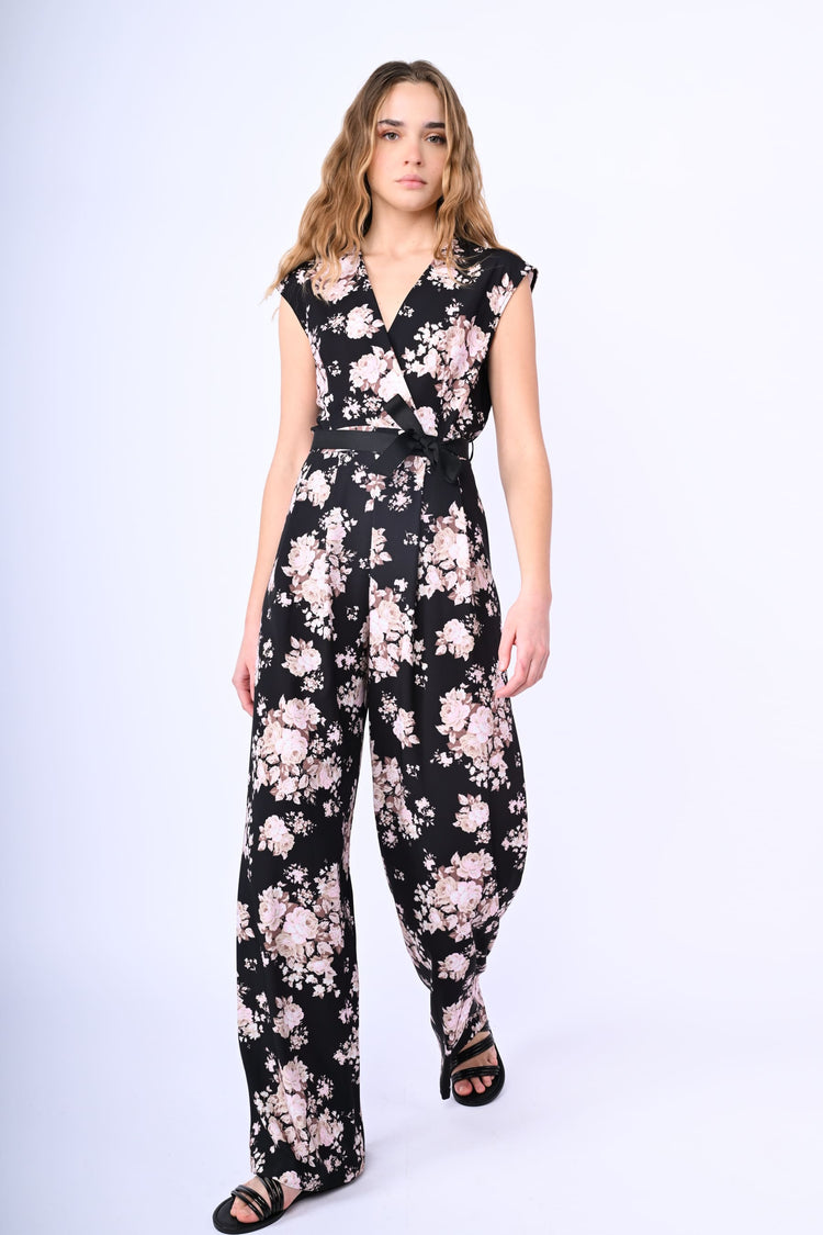 Floral print jumpsuit